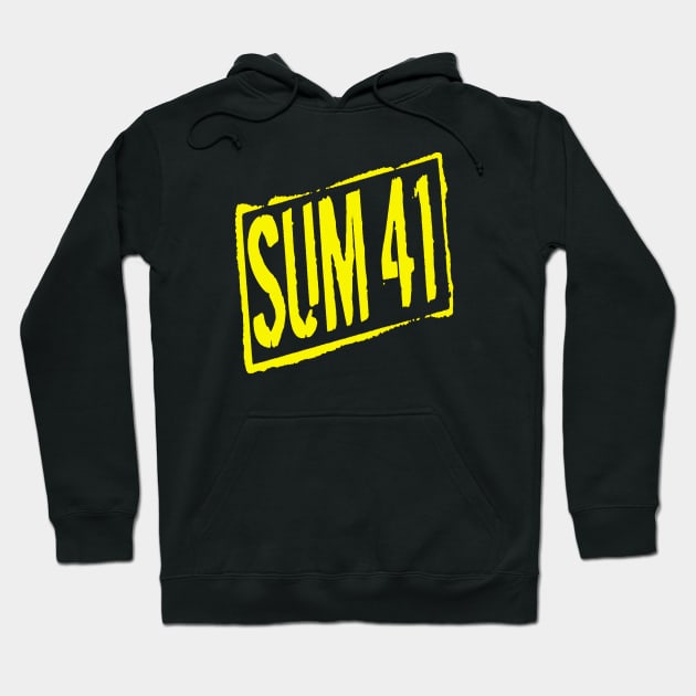 sum 41 yellow vintage Hoodie by japan play